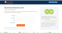 Desktop Screenshot of businessnews24.com